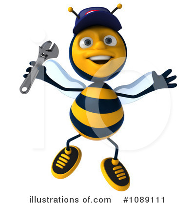 Mechanic Bee Clipart #1089111 by Julos