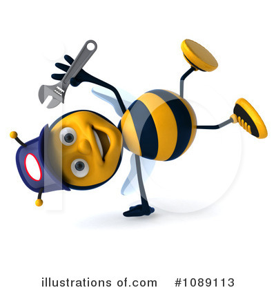 Mechanic Bee Clipart #1089113 by Julos