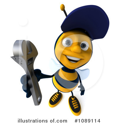 Mechanic Bee Clipart #1089114 by Julos