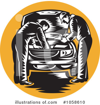 Royalty-Free (RF) Mechanic Clipart Illustration by patrimonio - Stock Sample #1058610