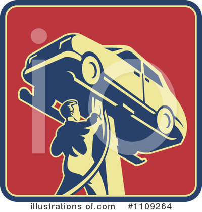 Royalty-Free (RF) Mechanic Clipart Illustration by patrimonio - Stock Sample #1109264