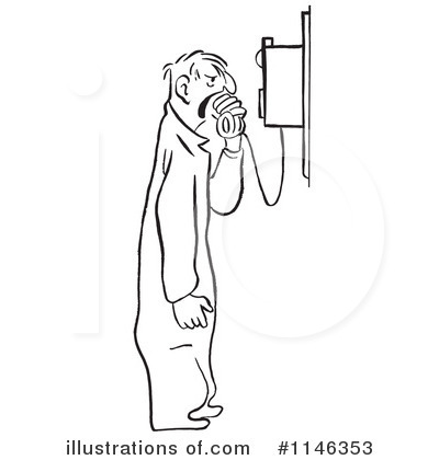 Telephone Clipart #1146353 by Picsburg