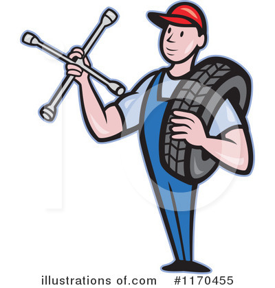 Royalty-Free (RF) Mechanic Clipart Illustration by patrimonio - Stock Sample #1170455