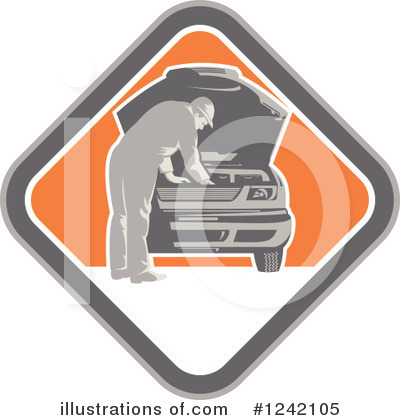 Garage Clipart #1242105 by patrimonio