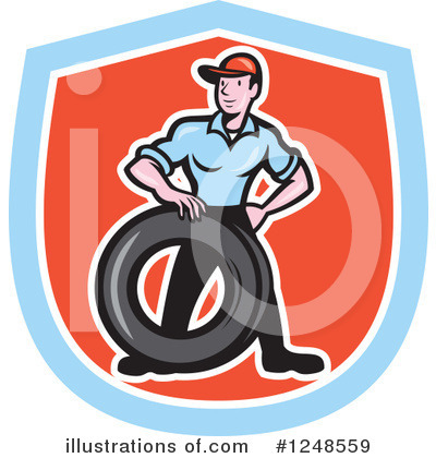 Royalty-Free (RF) Mechanic Clipart Illustration by patrimonio - Stock Sample #1248559