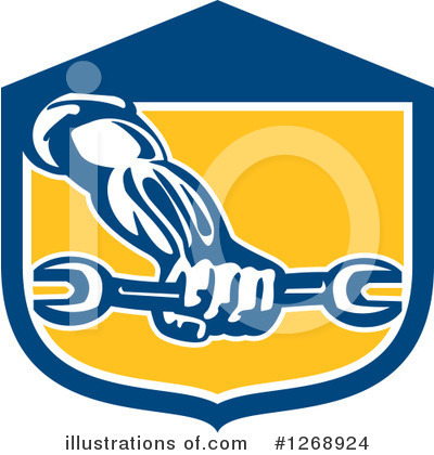 Royalty-Free (RF) Mechanic Clipart Illustration by patrimonio - Stock Sample #1268924