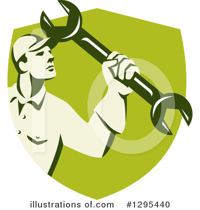 Royalty-Free (RF) Mechanic Clipart Illustration by patrimonio - Stock Sample #1295440