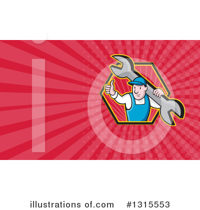 Royalty-Free (RF) Mechanic Clipart Illustration by patrimonio - Stock Sample #1315553