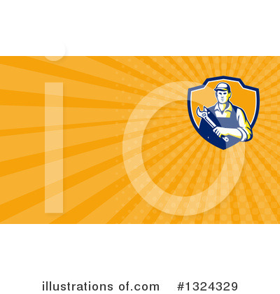 Royalty-Free (RF) Mechanic Clipart Illustration by patrimonio - Stock Sample #1324329