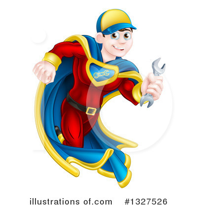 Royalty-Free (RF) Mechanic Clipart Illustration by AtStockIllustration - Stock Sample #1327526