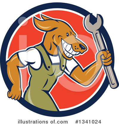 Royalty-Free (RF) Mechanic Clipart Illustration by patrimonio - Stock Sample #1341024