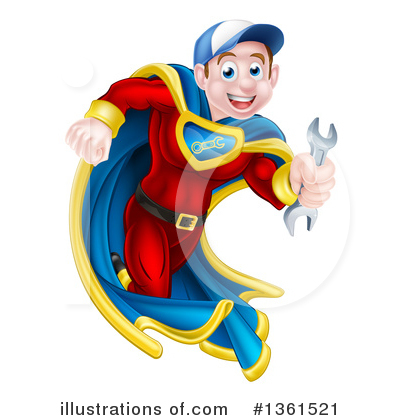 Royalty-Free (RF) Mechanic Clipart Illustration by AtStockIllustration - Stock Sample #1361521
