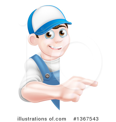 Royalty-Free (RF) Mechanic Clipart Illustration by AtStockIllustration - Stock Sample #1367543