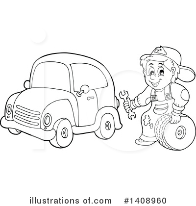 Mechanic Clipart #1408960 by visekart