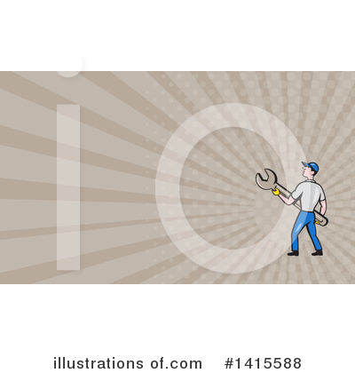 Royalty-Free (RF) Mechanic Clipart Illustration by patrimonio - Stock Sample #1415588