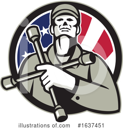 Royalty-Free (RF) Mechanic Clipart Illustration by patrimonio - Stock Sample #1637451