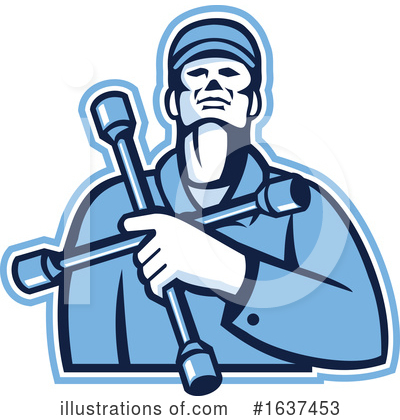 Royalty-Free (RF) Mechanic Clipart Illustration by patrimonio - Stock Sample #1637453