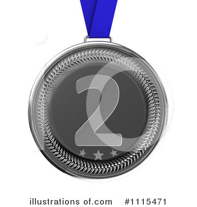 Royalty-Free (RF) Medal Clipart Illustration by stockillustrations - Stock Sample #1115471