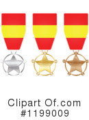 Medal Clipart #1199009 by Andrei Marincas