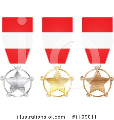 Royalty-Free (RF) Medal Clipart Illustration by Andrei Marincas - Stock Sample #1199011