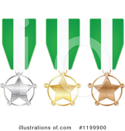 Royalty-Free (RF) Medal Clipart Illustration by Andrei Marincas - Stock Sample #1199900