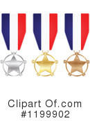 Medal Clipart #1199902 by Andrei Marincas