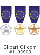 Medal Clipart #1199903 by Andrei Marincas