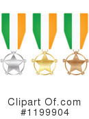 Medal Clipart #1199904 by Andrei Marincas