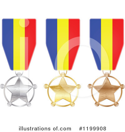 Royalty-Free (RF) Medal Clipart Illustration by Andrei Marincas - Stock Sample #1199908
