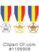 Medal Clipart #1199908 by Andrei Marincas