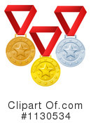 Medals Clipart #1130534 by AtStockIllustration