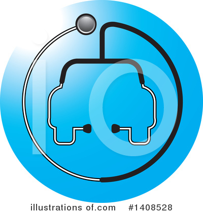 Stethoscope Clipart #1408528 by Lal Perera