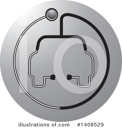 Stethoscope Clipart #1408529 by Lal Perera