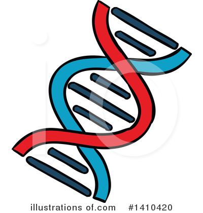 Dna Clipart #1410420 by Vector Tradition SM