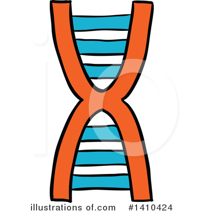 Dna Clipart #1410424 by Vector Tradition SM