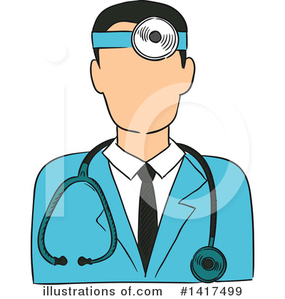 Doctor Clipart #1417499 by Vector Tradition SM