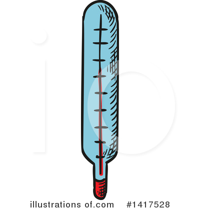 Thermometer Clipart #1417528 by Vector Tradition SM