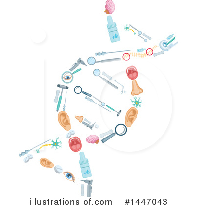 Dna Clipart #1447043 by Vector Tradition SM
