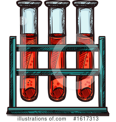 Test Tube Clipart #1617313 by Vector Tradition SM