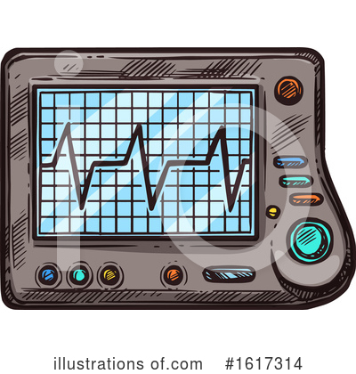 Ecg Clipart #1617314 by Vector Tradition SM