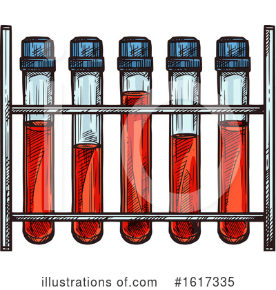 Test Tube Clipart #1617335 by Vector Tradition SM