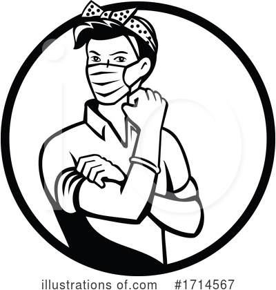 Rosie The Riveter Clipart #1714567 by patrimonio