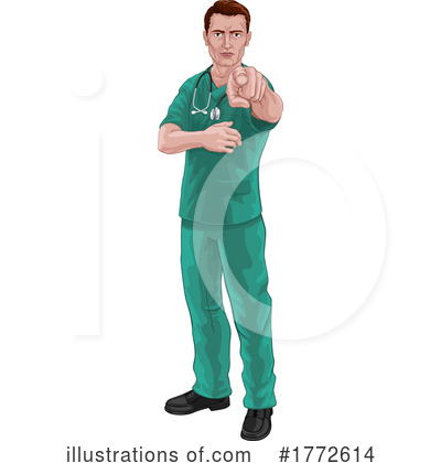 Nurse Clipart #1772614 by AtStockIllustration