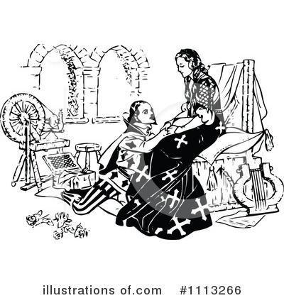 Royalty-Free (RF) Medieval Clipart Illustration by Prawny Vintage - Stock Sample #1113266