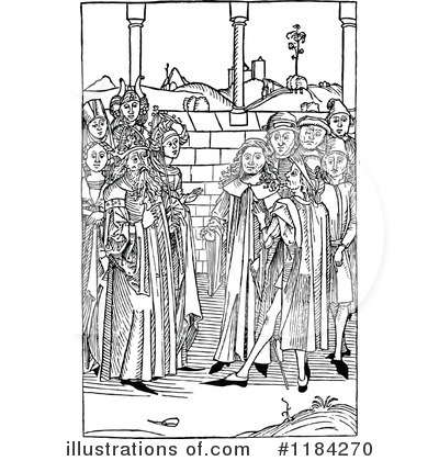 Royalty-Free (RF) Medieval Clipart Illustration by Prawny Vintage - Stock Sample #1184270