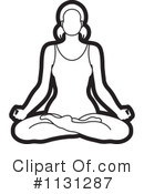 Meditating Clipart #1131287 by Lal Perera