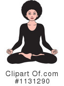 Meditating Clipart #1131290 by Lal Perera