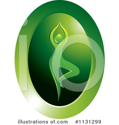 Royalty-Free (RF) Meditating Clipart Illustration by Lal Perera - Stock Sample #1131299