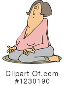 Meditating Clipart #1230190 by djart