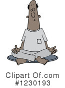 Meditating Clipart #1230193 by djart